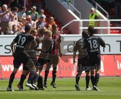 2.Liga - FC Ingolstadt 04 - FC Augsburg - Marko Futacs erzielt das 1:1, Tor Jubel