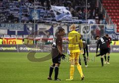 2.Liga - FC Ingolstadt 04 - Hertha BSC Berlin 1:1 - Marvin Matip mit Sascha Kirschstein