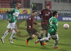 2.Liga - FC Ingolstadt 04 - Greuther Fürth 0:2 - Stefan Leitl im Vorwärtsmarsch