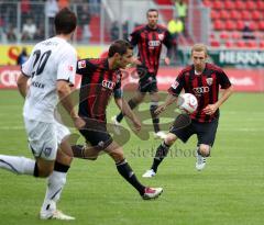 2.Liga - FC Ingolstadt 04 - VfL Osnabrück - Stefan Leitl und Moritz Hartmann