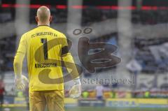 2.Liga - FC Ingolstadt 04 - Hertha BSC Berlin 1:1 - Sascha Kirschstein vor der Hertha Wand