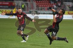 2.Liga - FC Ingolstadt 04 - Hertha BSC Berlin 1:1 - Tor Marvin Matip Jubel Andreas Görlitz