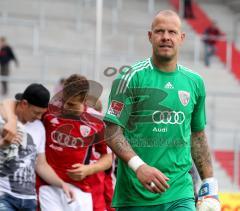 2.Liga - FC Ingolstadt 04 - Erzgebirge Aue 0:0 - Sascha Kirschstein nach dem Spiel