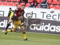 2.Liga - FC Ingolstadt 04 - Alemannia Aachen 2:1 - Stefan Leitl zieht ab