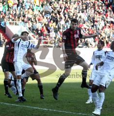 2.Liga - FC Ingolstadt 04 - Armenia Bielefeld 1:0 - Kopfball Markus Karl