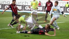 2.Liga - FC Ingolstadt 04 - VfL Bochum 3:0 - Moritz Hartmann scheiter doch von hinten kommt Stefan Leitl und erzielt das 3:0