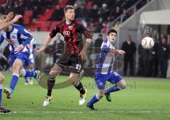 2.Liga - FC Ingolstadt 04 - Hertha BSC Berlin 1:1 - Marko Futacs kommt zu spät