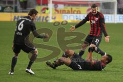 2.Liga - FC Ingolstadt 04 - Hertha BSC Berlin 1:1 - Tor Marvin Matip Jubel Andreas Görlitz und Stefan Leitl