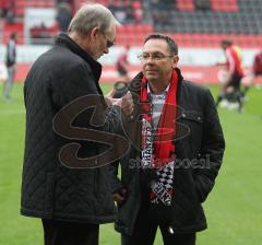 2.Liga - FC Ingolstadt 04 - FSV Frankfurt 0:1 - Frank Dreves und Franz Spitzauer