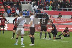 2.Liga - FC Ingolstadt 04 - FSV Frankfurt 0:1 - Die Schanzer geschlagen am Boden