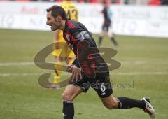 2.Liga - FC Ingolstadt 04 - Alemannia Aachen 2:1 - Tor zum 2:1 Stefan Leitl Jubel
