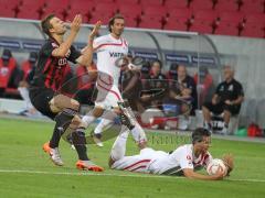 2.Liga - FC Ingolstadt 04 - Oberhausen 1:2 - Marko Futacs regt sich auf