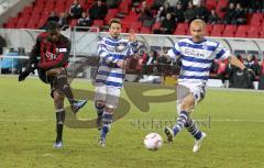 2.Liga - FC Ingolstadt 04 - MSV Duisburg 1:1 - Edson Buddle zieht ab aufs Tor