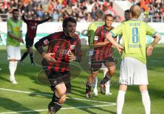 2.Liga - FC Ingolstadt 04 - VfL Bochum 3:0 - Markus Karl mit dem 2:0 Tor Jubel