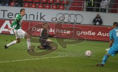 2.Liga - FC Ingolstadt 04 - Greuther Fürth 0:2 - Marko Futacs vergibt eine Chance