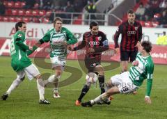 2.Liga - FC Ingolstadt 04 - Greuther Fürth 0:2 - Stefan Leitl vergibt eine Chance