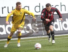 2.Liga - FC Ingolstadt 04 - Alemannia Aachen 2:1 - Andreas Görlitz und Manuel Junglas