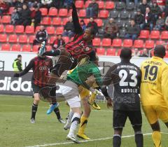 2.Liga - FC Ingolstadt 04 - Alemannia Aachen 2:1 - Caiuby und Edson Buddle