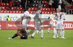 2.Liga - FC Ingolstadt 04 - Oberhausen 1:2 - Moritz Hartmann am Boden