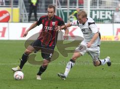 2.Liga - FC Ingolstadt 04 - FSV Frankfurt 0:1 - Steffen Wohlfarth gegen Andreas Dahlen