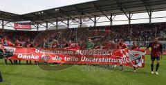 2.Liga - FC Ingolstadt 04 - VfL Osnabrück - Danke an die Fans