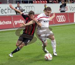 2.Liga - FC Ingolstadt 04 - Oberhausen 1:2 - Andreas Buchner im Zweikampf