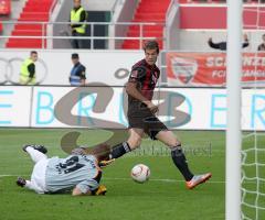 2.Liga - FC Ingolstadt 04 - Oberhausen 1:2 - Marko Futacs kommt zu spät