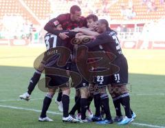 2.Liga - FC Ingolstadt 04 - Armenia Bielefeld 1:0 - Tor Andreas Buchner Jubel