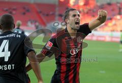 2.Liga - FC Ingolstadt 04 - Fortuna Düsseldorf 3:0 - Tor 2:0 Sebastian Hofmann, Jubel