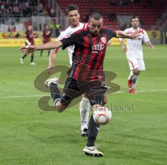 2.Liga - FC Ingolstadt 04 - Oberhausen 1:2 - Malte Metzelder zieht ab