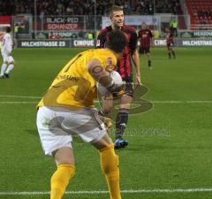 2.Liga - FC Ingolstadt 04 - Energie Cottbus 1:2 - Marko Futacs scheitert am Torwart Kirschbaum