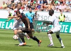 2.Liga - FC Ingolstadt 04 - FC Augsburg - Marko Futacs kämpft sich zum Tor