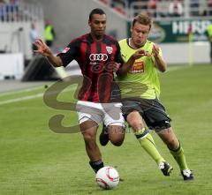 2.Liga - FC Ingolstadt 04 - Erzgebirge Aue 0:0 - Marvin Matip im Zweikampf