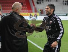 2.Liga - FC Ingolstadt 04 - Energie Cottbus 1:2 - Peter Jackwerth und Uwe Wolf