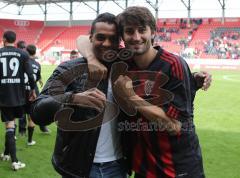 2.Liga - FC Ingolstadt 04 - VfL Osnabrück - Markus Karl mit Marvin Matip