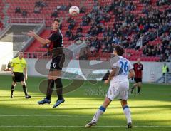 2.Liga - FC Ingolstadt 04 - SC Paderborn - 1:2 - Köpft am Tor vorbei Marko Futacs