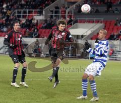 2.Liga - FC Ingolstadt 04 - MSV Duisburg 1:1 - Kopfball aufs Tor Andreas Buchner