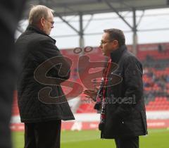 2.Liga - FC Ingolstadt 04 - FSV Frankfurt 0:1 - Frank Dreves und Franz Spitzauer