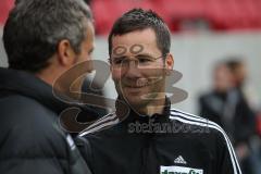 2.Liga - FC Ingolstadt 04 - Karlsruher SC 1:1 - Trainer Michael Wiesinger