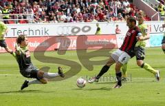 2.Liga - FC Ingolstadt 04 - FC Erzgebirge Aue - 0:0 - Stefan Leiltl mit einer Chance