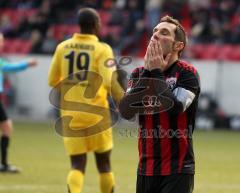 2.Liga - FC Ingolstadt 04 - Alemannia Aachen 2:1 - verpasst Chance Stefan Leitl