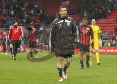 2.Liga - FC Ingolstadt 04 - 1860 München - Gehen enttäuscht vom Platz Stefan Leitl voran