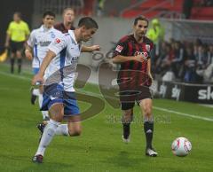 2.Liga - FC Ingolstadt 04 - Karlsruher SC 1:1 - Stefan Leitl auf der Außenbahn