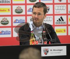2.Liga - FC Ingolstadt 04 - FSV Frankfurt 0:1 - PK Trainer Michael Wiesinger