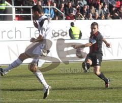 2.Liga - FC Ingolstadt 04 - Armenia Bielefeld 1:0 - Stefan Leitl zieht ab