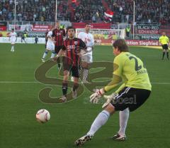 2.Liga - FC Ingolstadt 04 - SC Paderborn - 1:2 - Romain Dedola kommt zu spät