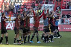 2.Liga - FC Ingolstadt 04 - Armenia Bielefeld 1:0 - Fans Jubel