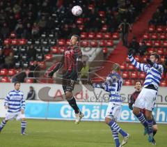 2.Liga - FC Ingolstadt 04 - MSV Duisburg 1:1 - Kopfball Malte Metzelder