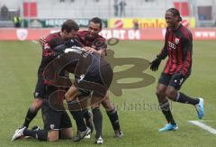 2.Liga - FC Ingolstadt 04 - Alemannia Aachen 2:1 - Tor zum 2:1 Stefan Leitl Jubel