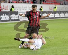 2.Liga - FC Ingolstadt 04 - Oberhausen 1:2 - Andreas Görlitz wird gebremst